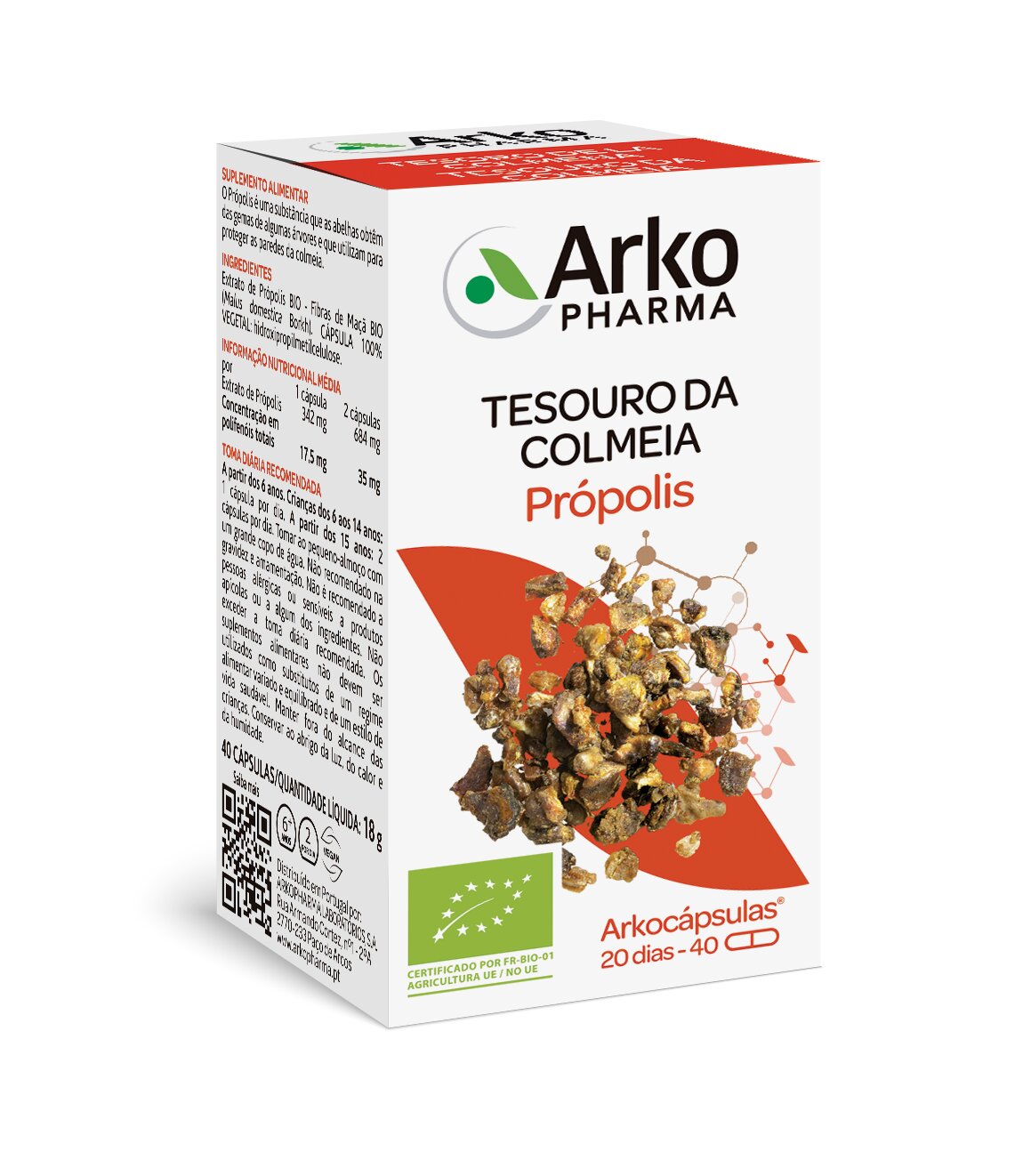 Suplemento Alimentar Própolis Bio - 40 cápsulas 1