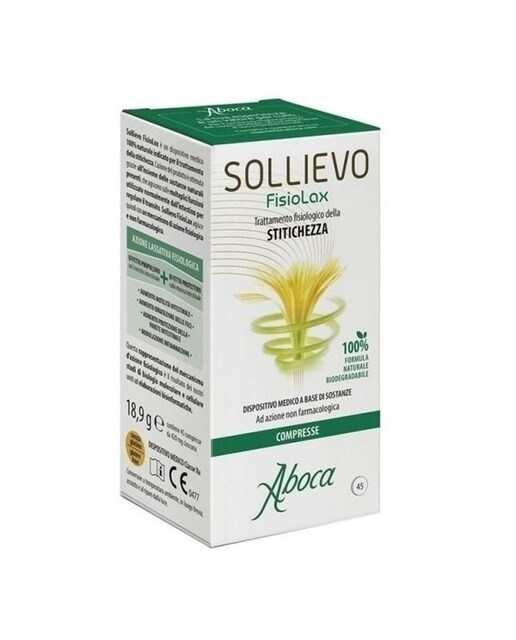 Imagem 0 de Suplemento Alimentar Sollievo Fisiolax Obstipação - 45 Comp.