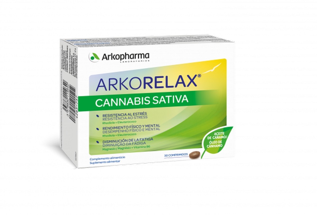 Imagem 0 de Suplemento Alimentar Arkorelax® Cannabis Sativa - 30 comp.