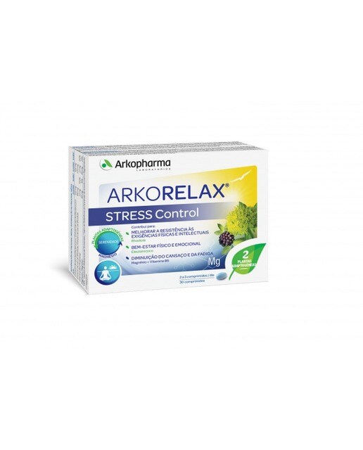 Suplemento Alimentar Arkorelax Stress Control - 30 comp 1
