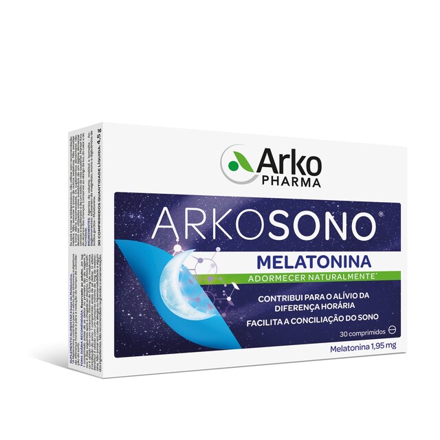 Imagem 0 de Suplemento Alimentar Arkosono Melatonina 1,95 mg - 30 comp