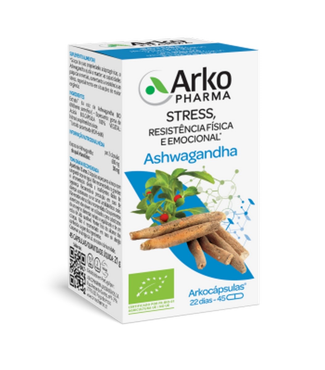 Suplemento Alimentar Arkocápsulas Ashwagandha - 45 Cápsulas 1