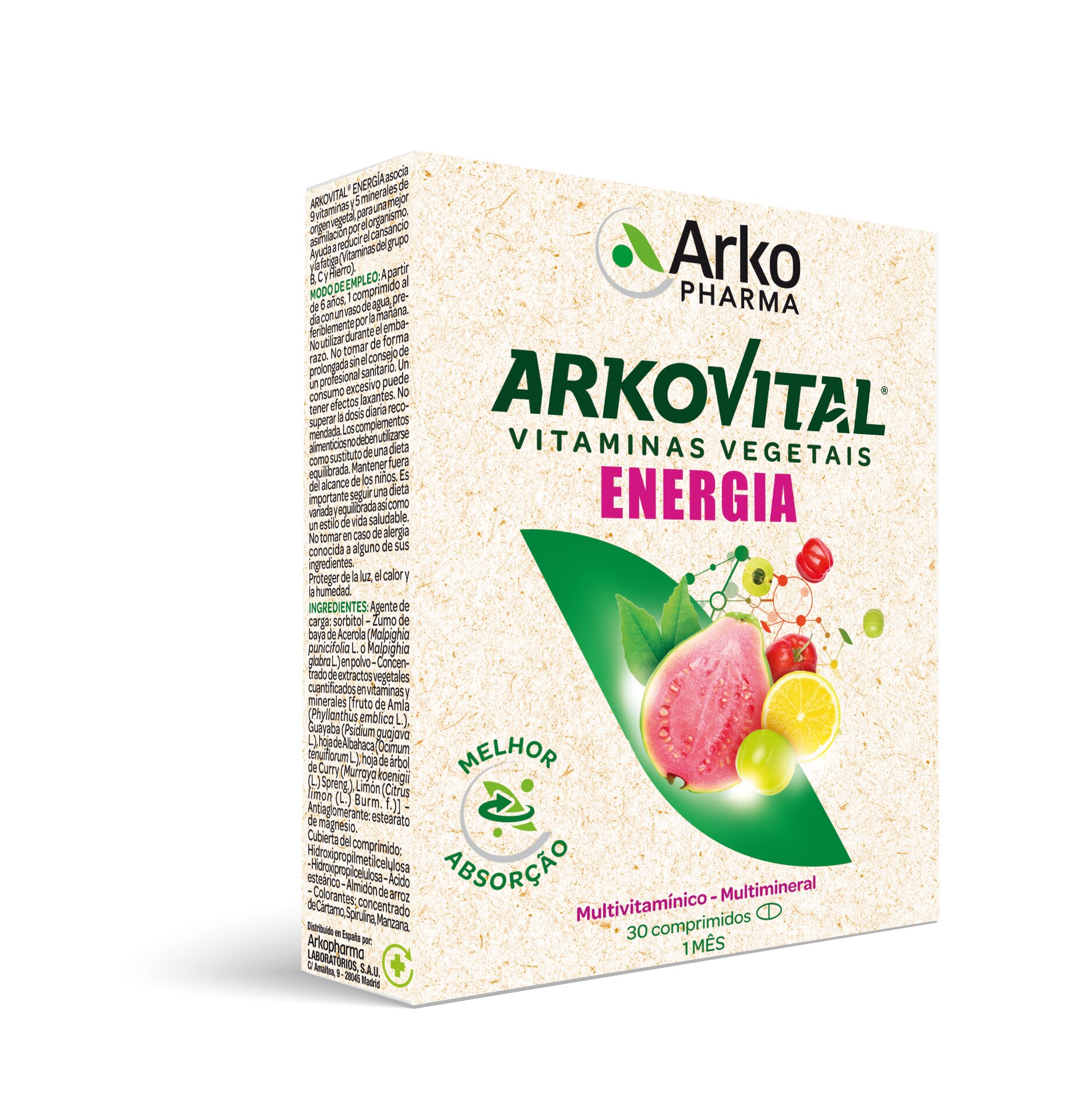 Imagem 0 de Suplemento Alimentar Arkovital® Energia - 30 Comp.