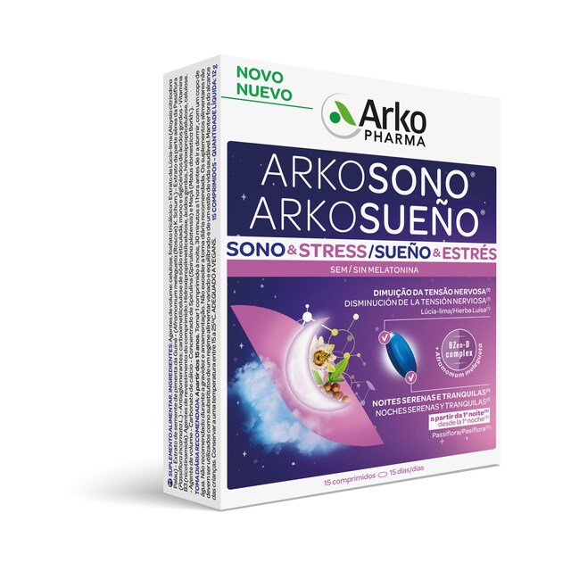 Imagem 0 de Arkosono Sono & Stress - 15 comp.