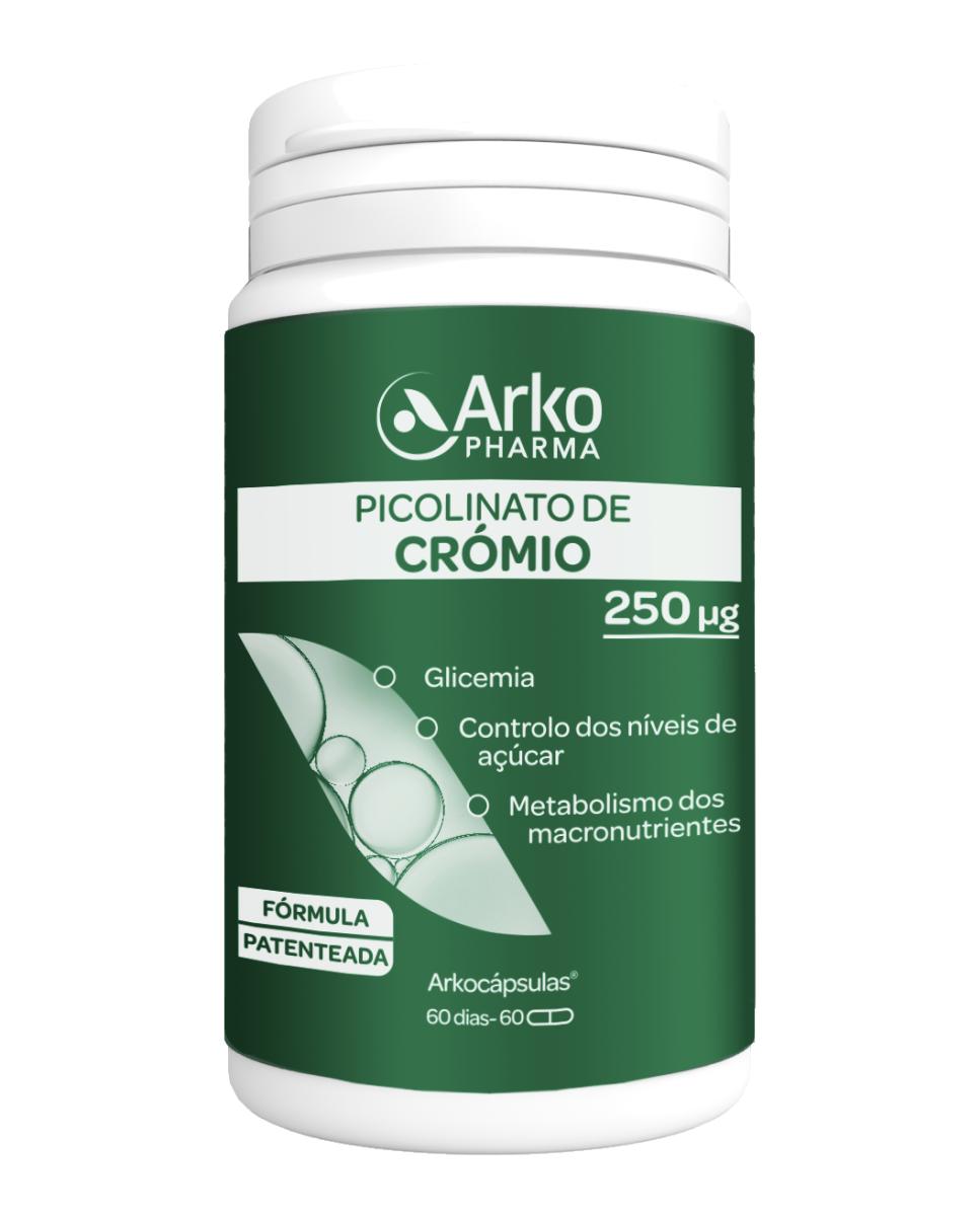Imagem 0 de Suplemento Alimentar Arkocápsulas Picolinato Crómio - 60 cápsulas
