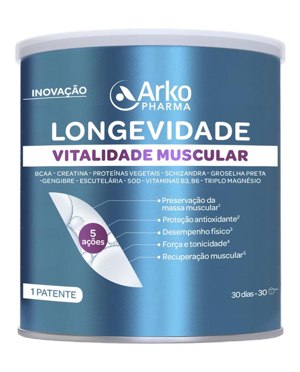 Imagem 0 de Suplemento Alimentar Longevidade Vitalidade Muscular Pó - 285g