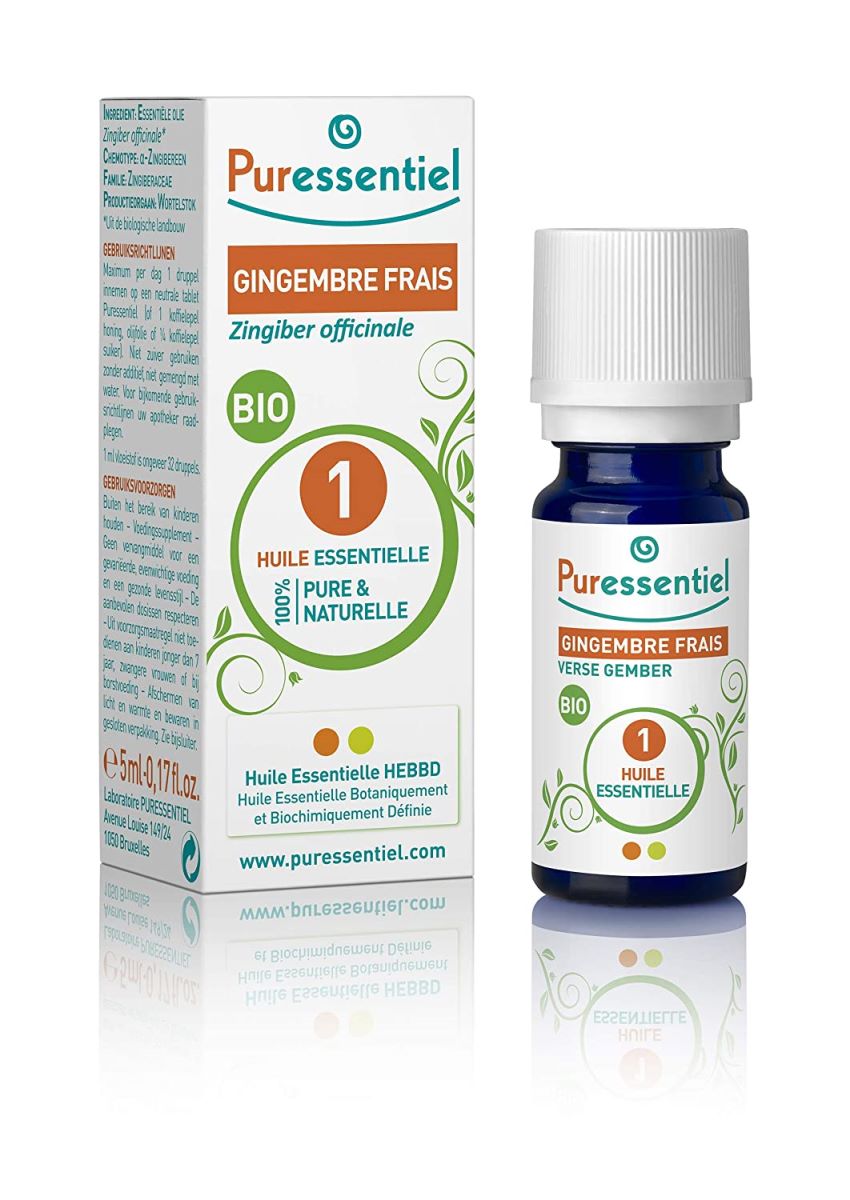 Óleo Essencial Gengibre Fresco Bio 5ml Puressentiel 1
