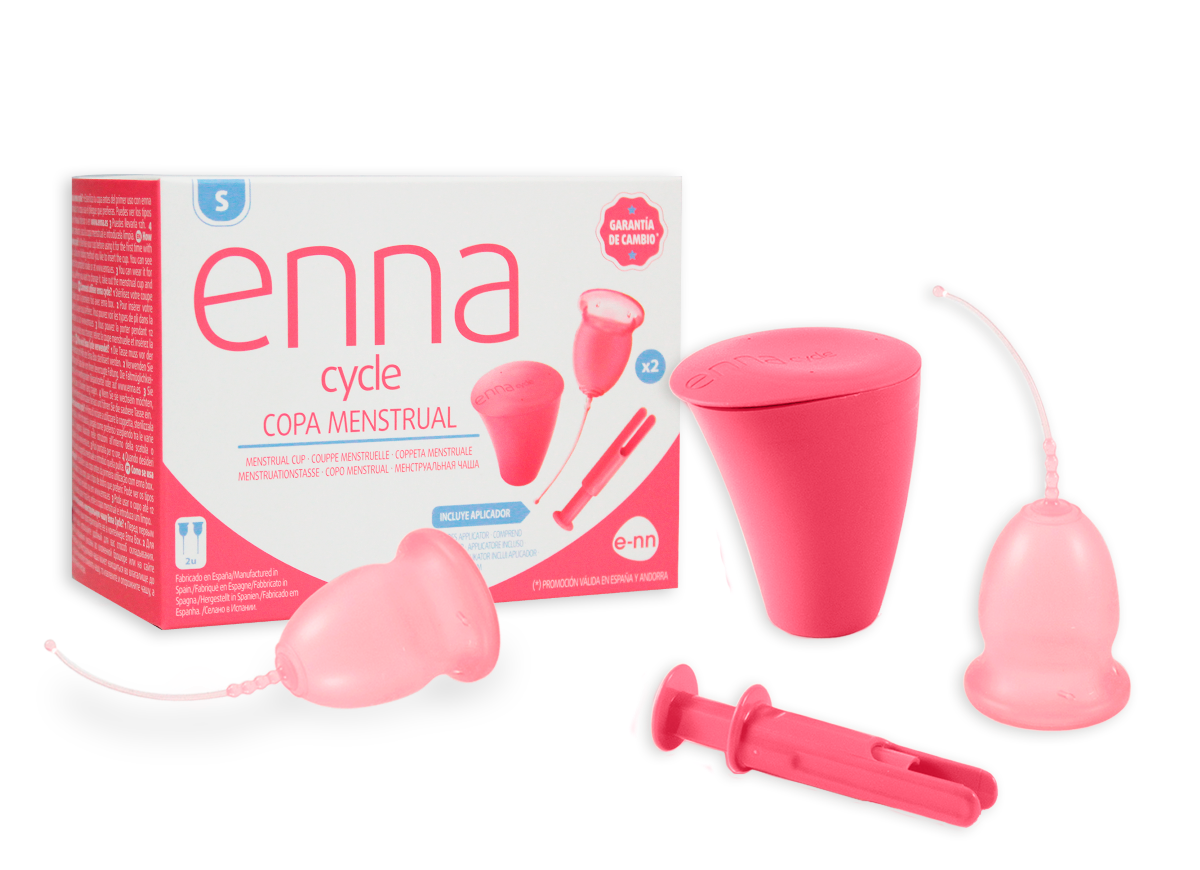 Kit Copo Menstrual Tamanho S + Caixa Esterilizadora + Aplicador 1