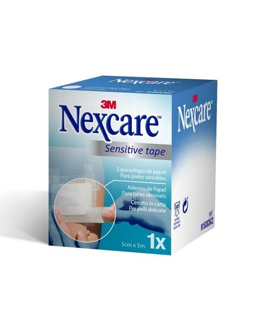 Adesivo de Cor Branca Sensitive - 5 m x 5 cm 1