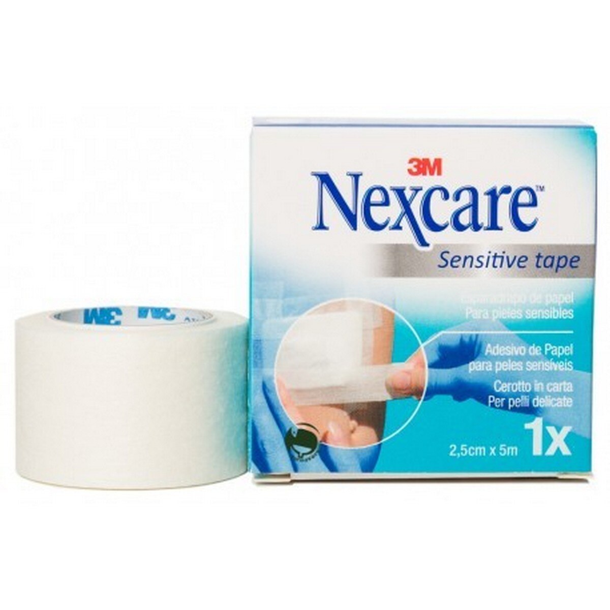Adesivo de Cor Branca Sensitive - 5 m x 5 cm 2