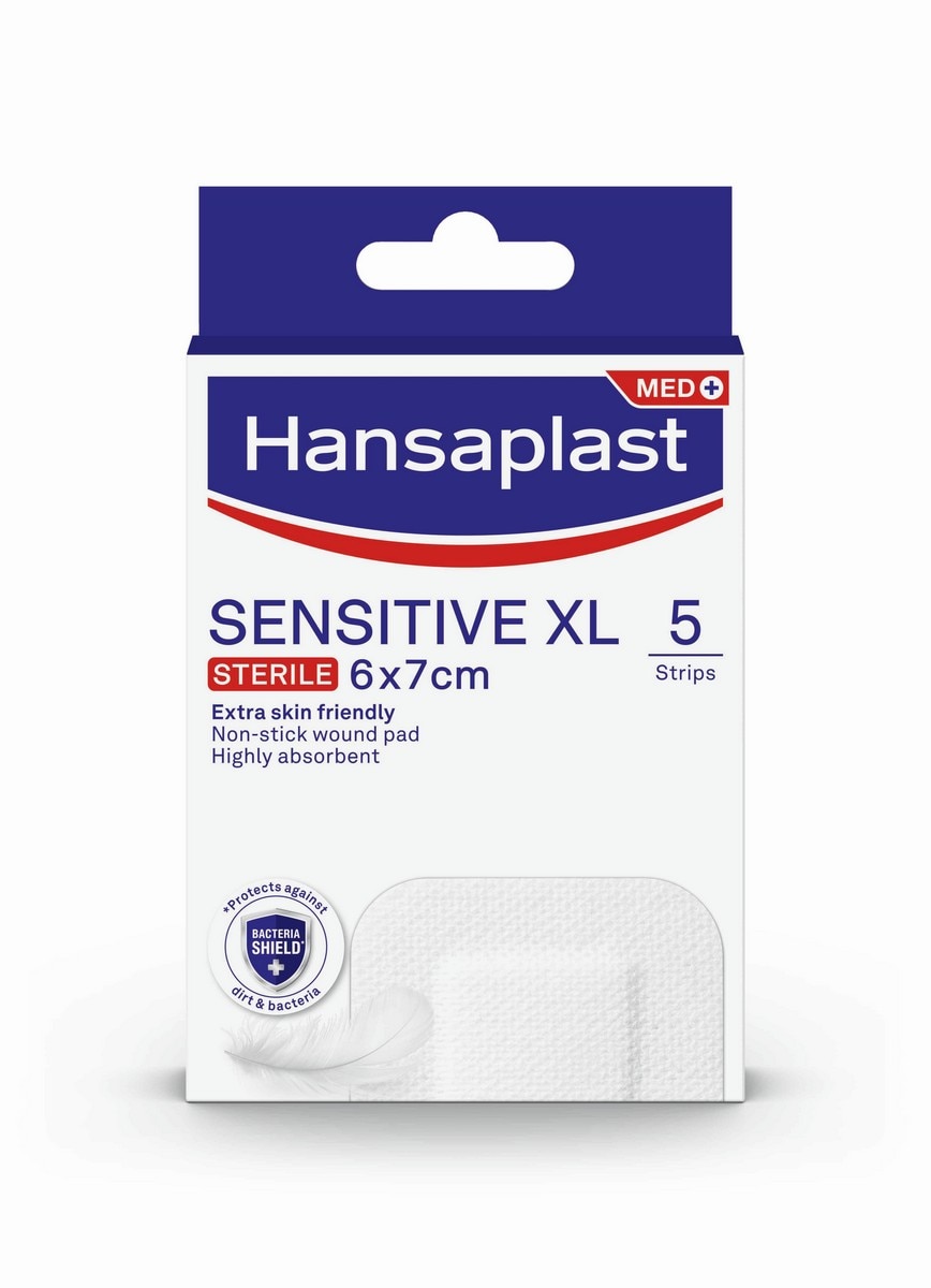 Pensos Sensitive XL 6cmx7cm - 5 un 1