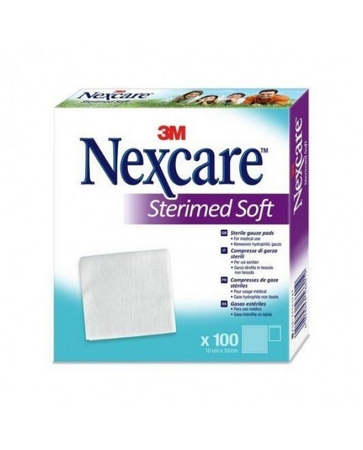 Compressas de Gaze Estéreis Sterimed Soft 10x10 cm - 100 un 1