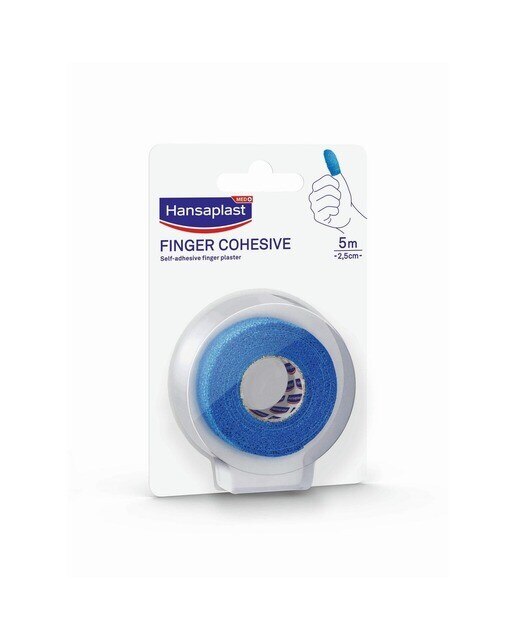 Fita Coesiva para Dedos Azul - 5 m x 2,5 cm 1