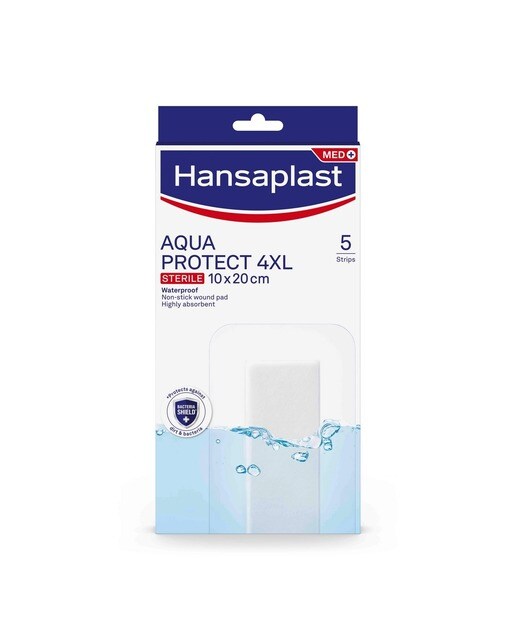 Pensos 100% à Prova de Água para Feridas Grandes Aqua Protect 4XL - 20x10 cm 1