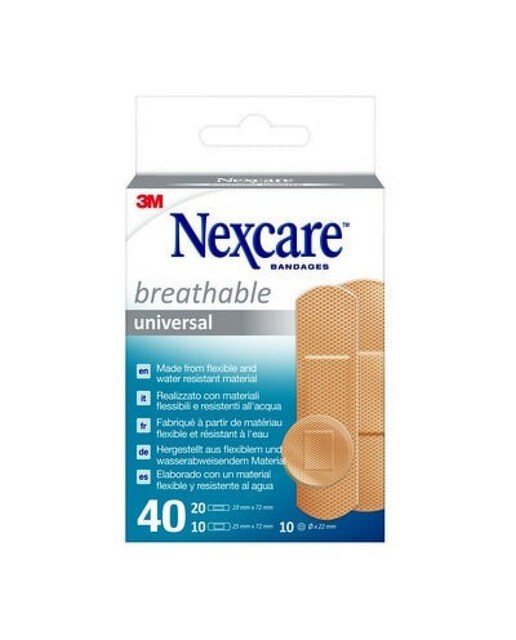 Imagem 0 de Pensos Rápidos Sortido Universal Nexcare - 40 pensos