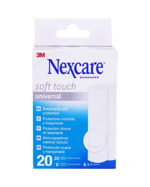Pensos Soft Touch Nexcare Universal - 20un 1