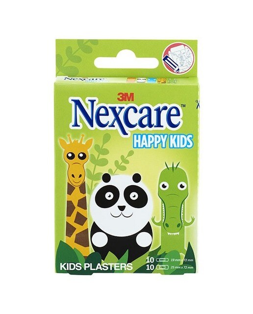 Imagem 0 de Pensos Rápidos Kids Animals Nexcare - 20 pensos