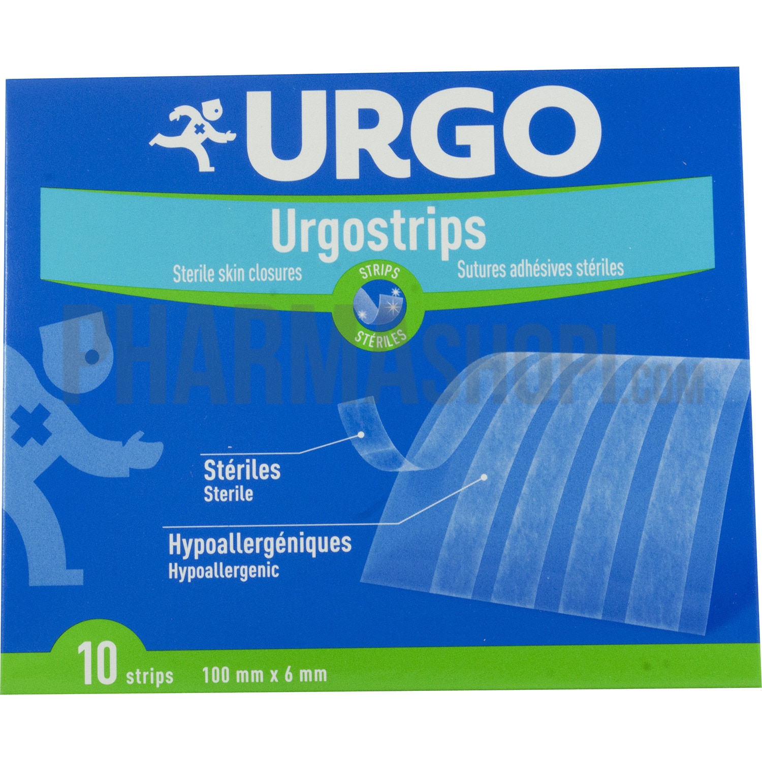 Urgostrips 10 tiras (100 mm x 6 mm) Urgo 1