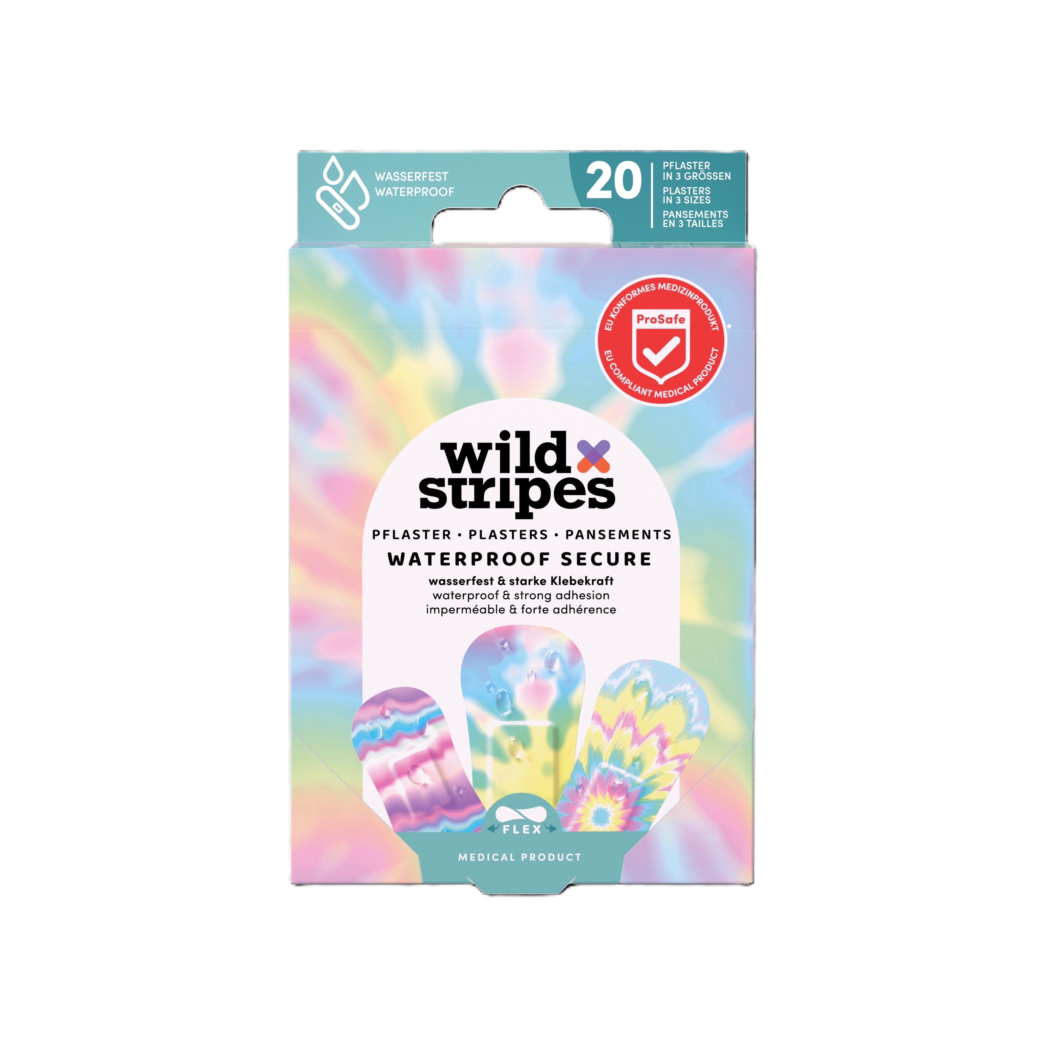 Imagem 0 de Wild Stripes Waterproof Rainbow x20