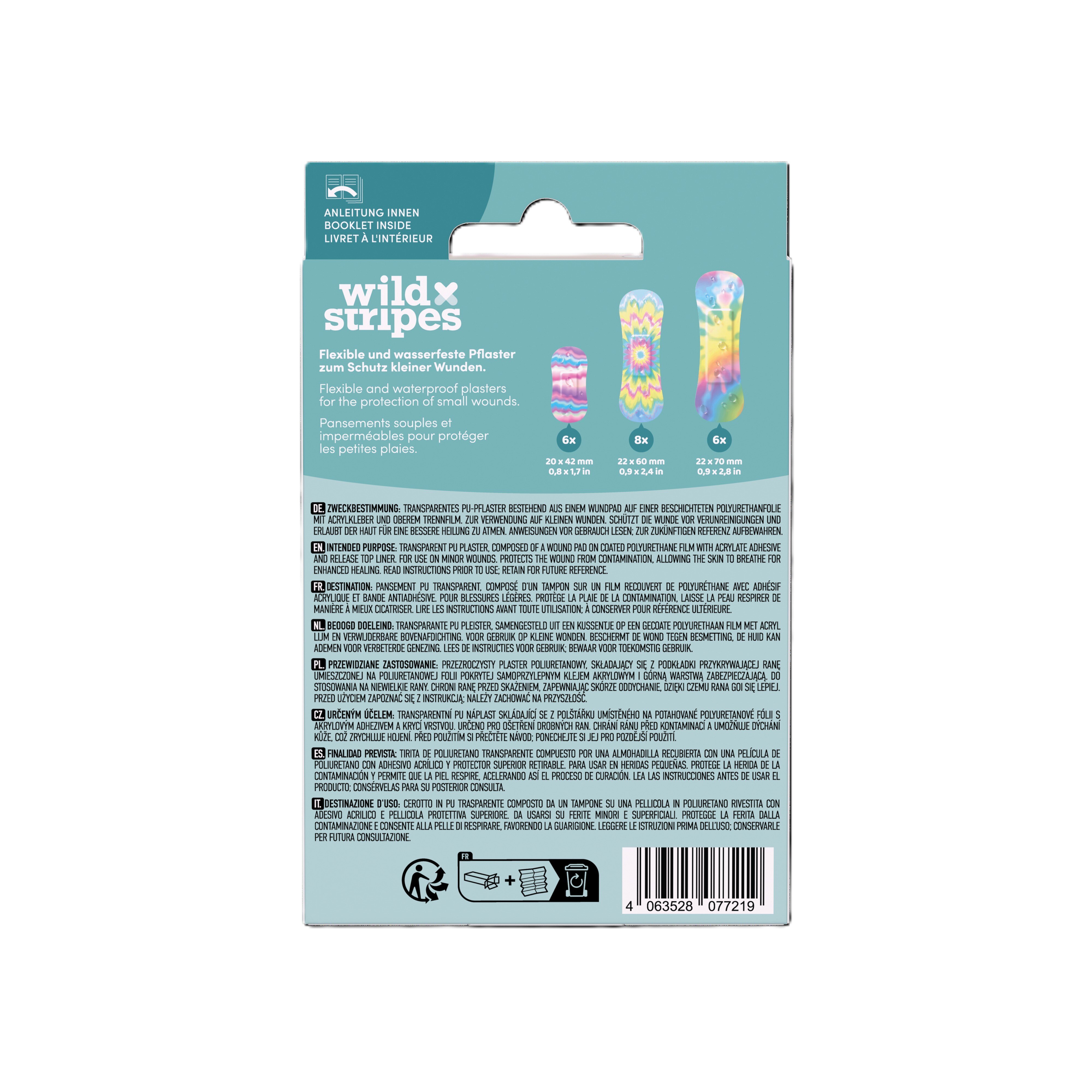 Wild Stripes Waterproof Rainbow x20 2