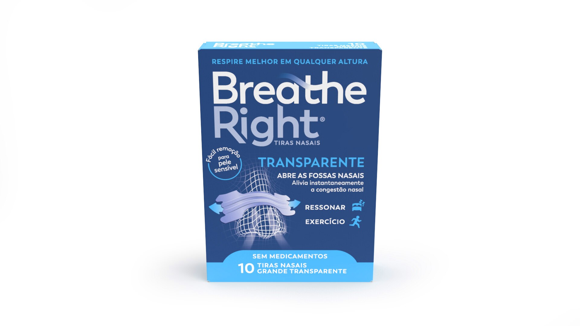 Imagem 0 de Penso Nasal Transparente Grande 10 Uni