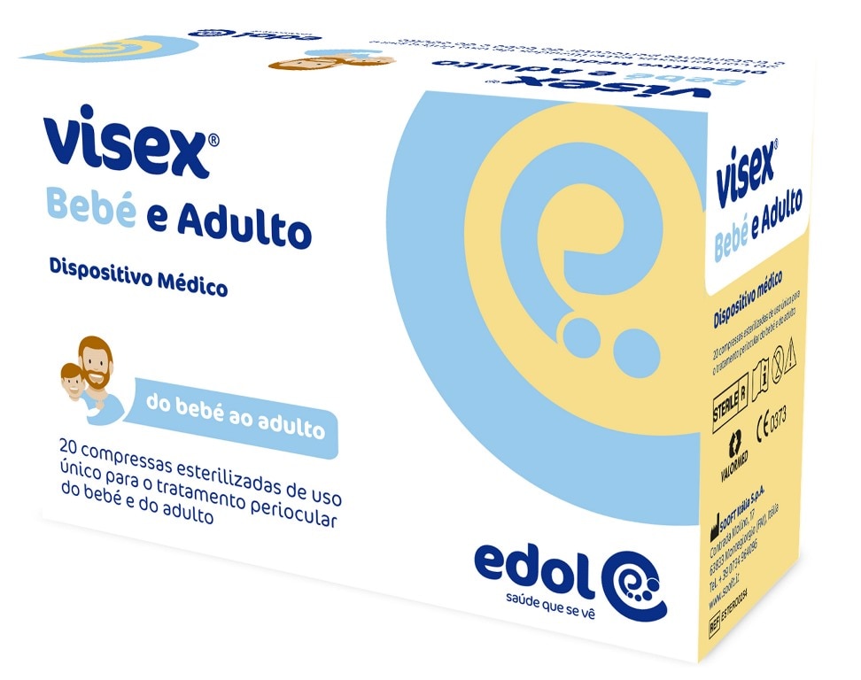 Imagem 0 de 20 Compressas Esterilizadas para Bebé e Adulto Visex