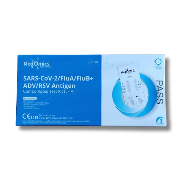 Imagem 0 de Teste 5 em 1 para deteção de Infeção Respiratória