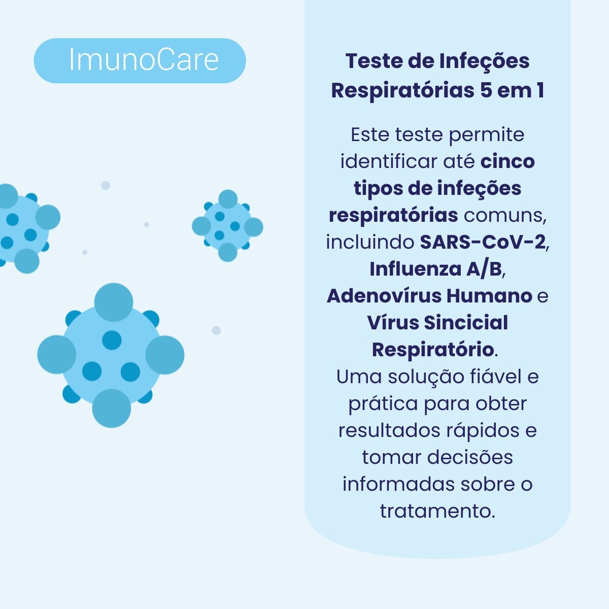 Teste 5 em 1 para deteção de Infeção Respiratória 2