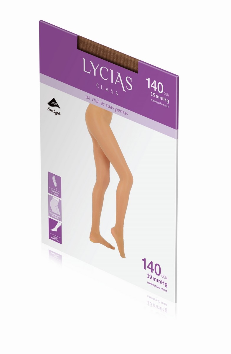 Collants Lycias Class 140DEN - Nudo 1