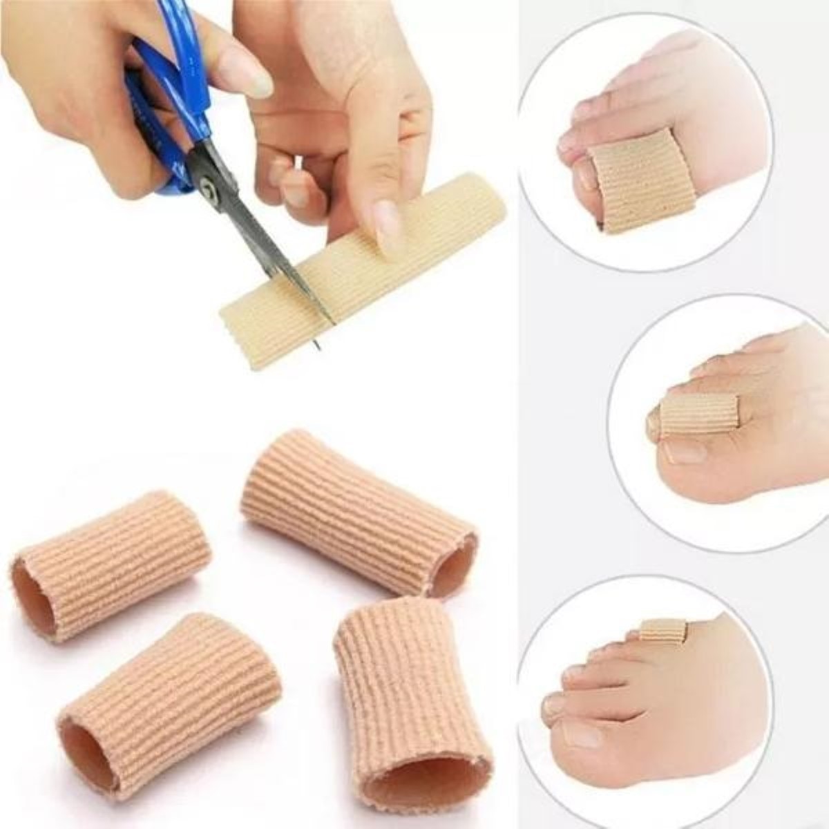 Tubo Digital Gel Recortável S-Pequeno 7,5cm 1 Tubo Wwo 1