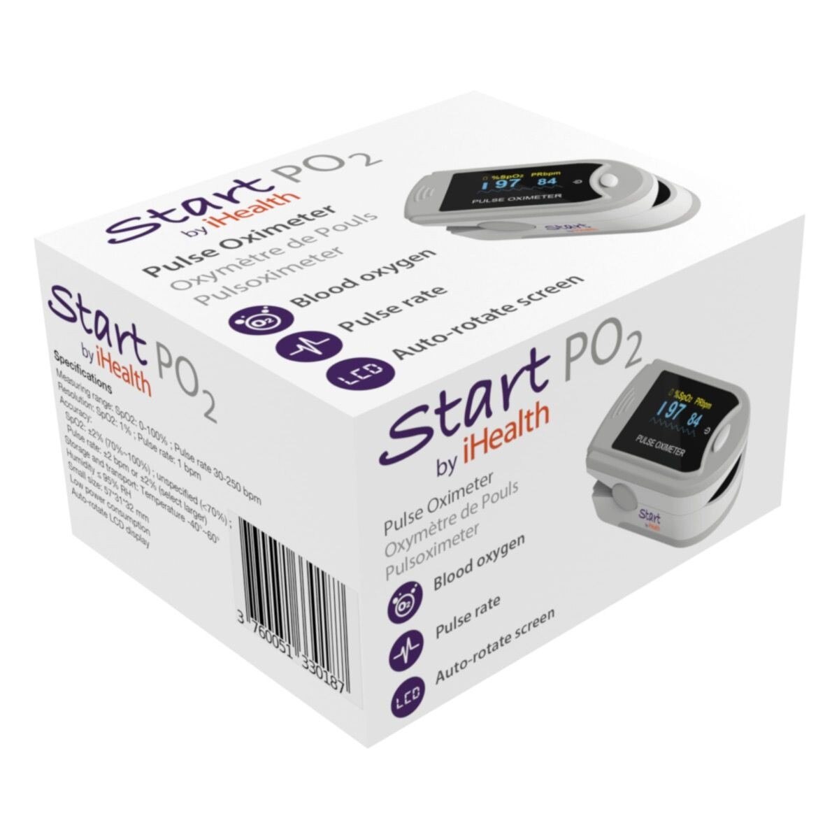 Oxímetro de Pulso Start PO2 2