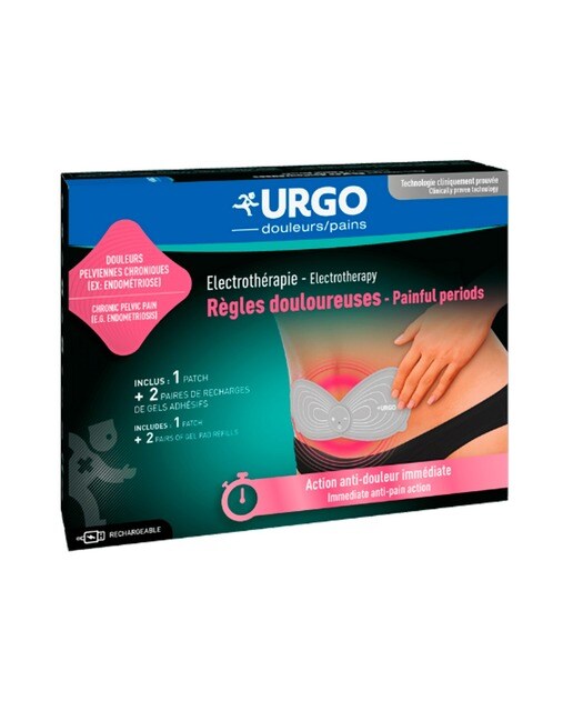 Imagem 0 de Patch D'Électrotherapy Cólicas Menstruais - 1 patch 2 pares de adesivos