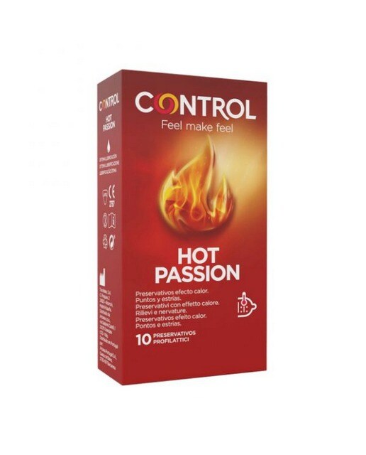 Preservativos Hot Passion 10Unids. Control 1