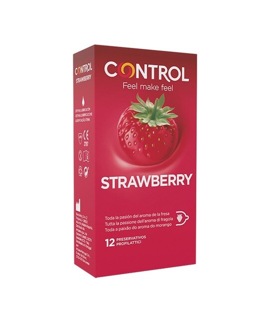 Imagem 0 de Preservativos Strawberry - 12 uds.