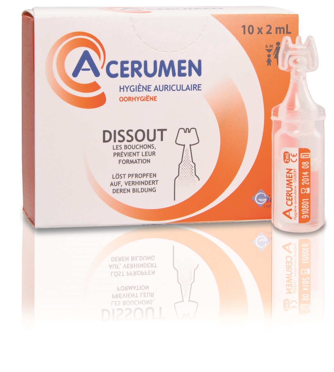Imagem 0 de Solução Auricular Monodoses - 10x2 ml