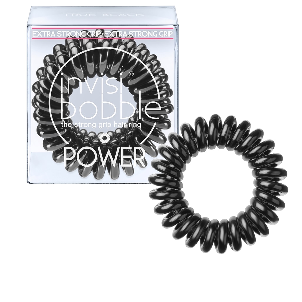 Elástico de Cabelo Power True Black - 3 un 1