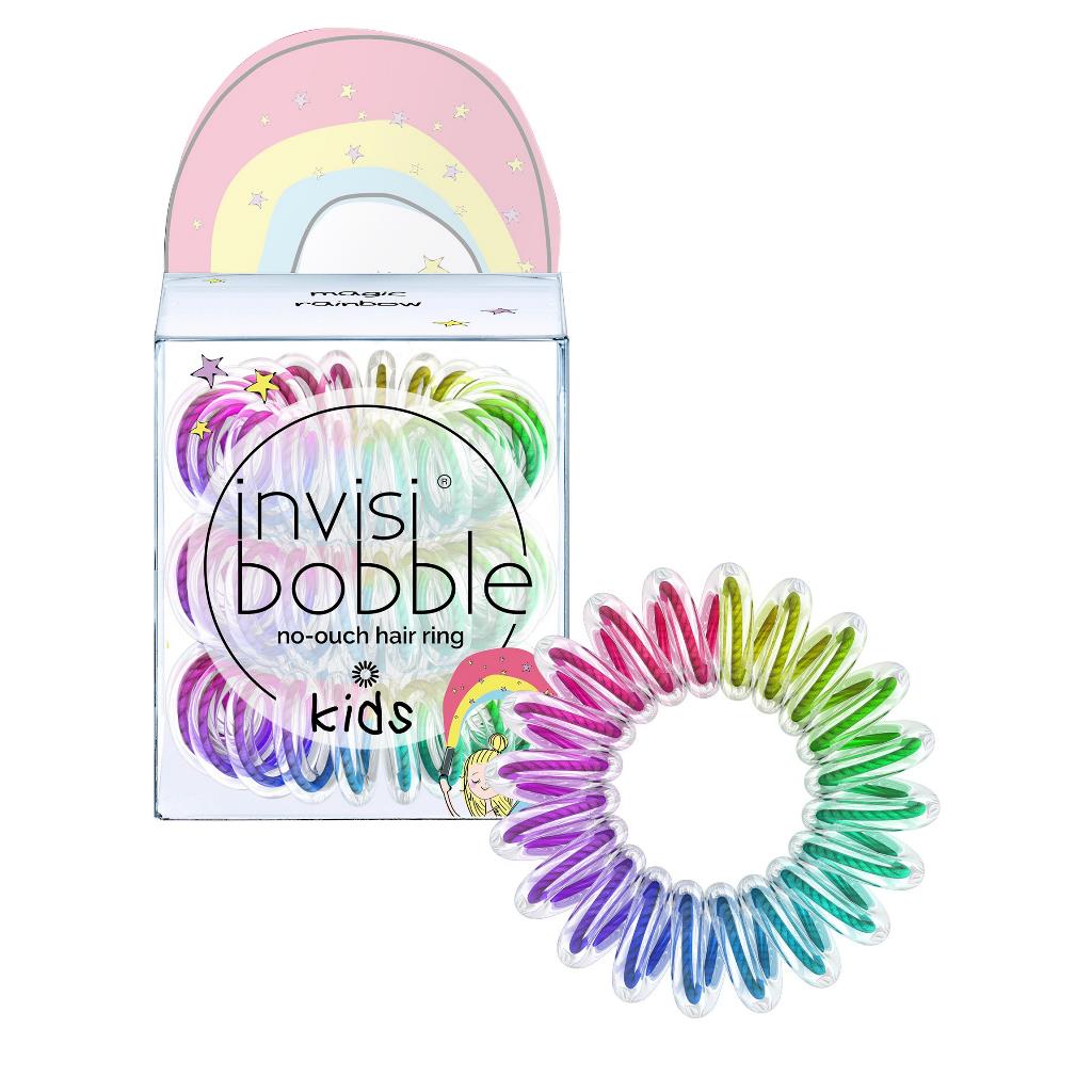 Elástico de Cabelo Kids Magic Rainbow - 3 un 1