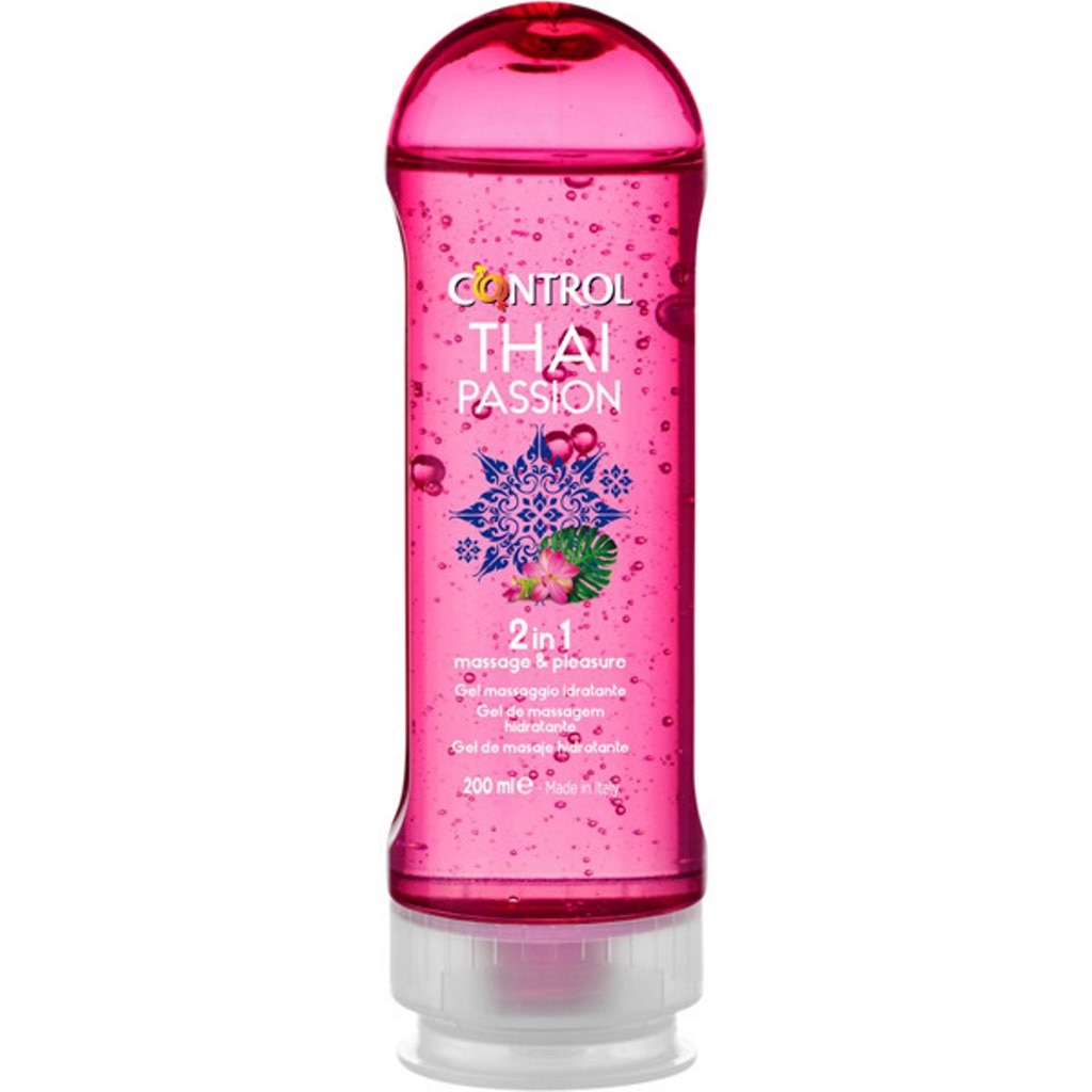 Gel de Massagem 2 in 1 Thai Passion 200ml Control 1