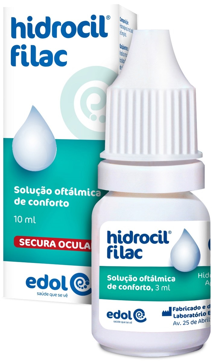 Imagem 0 de Solução Oftálmica Hidrocil Filac Gotas 10ml Hidrocil
