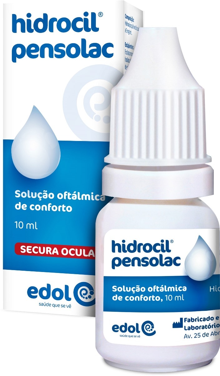 Imagem 0 de Solução Oftálmica Hidrocil Pensolac Gotas 10ml Hidrocil