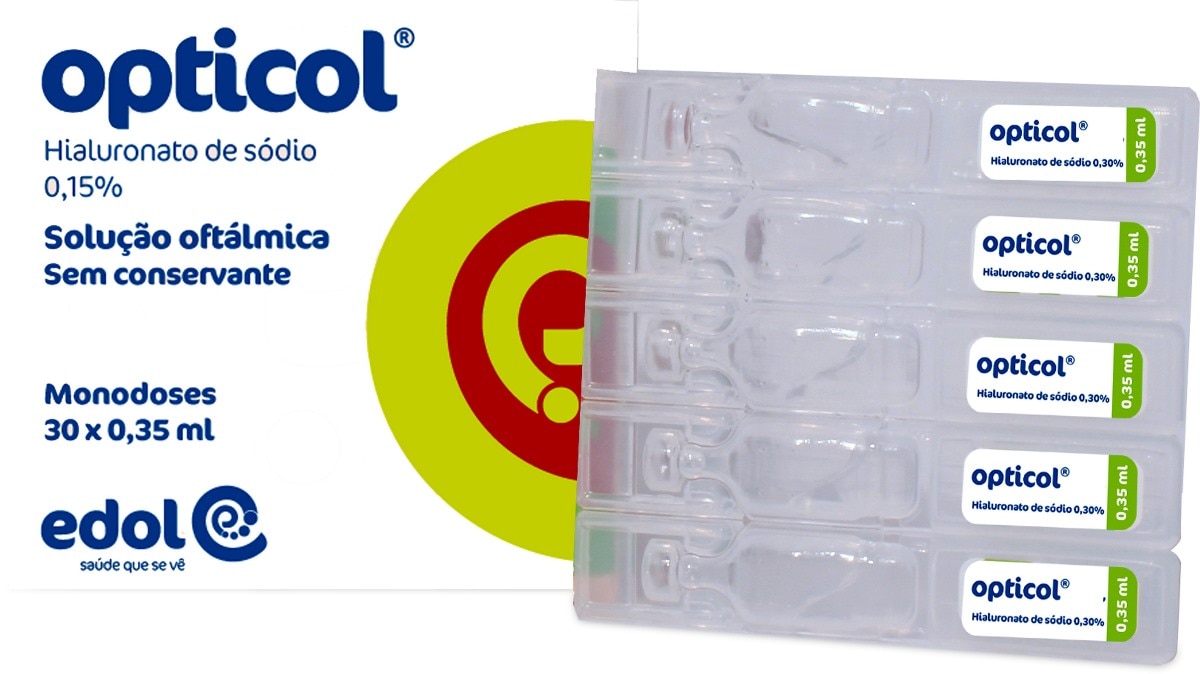 Imagem 0 de Solução Oftálmica Opticol Monodoses 30x0,35ml Opticol