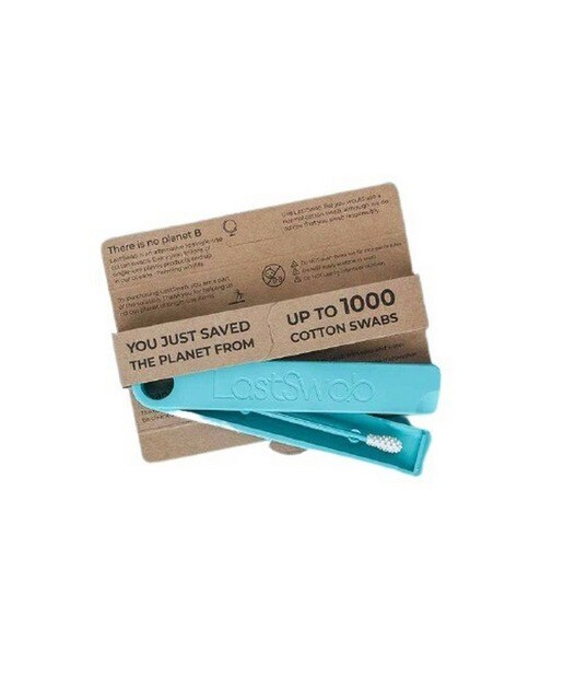 Cotonete Reutilizável LastSwab Basic Turquesa LastObject Dolphin turquoise-1