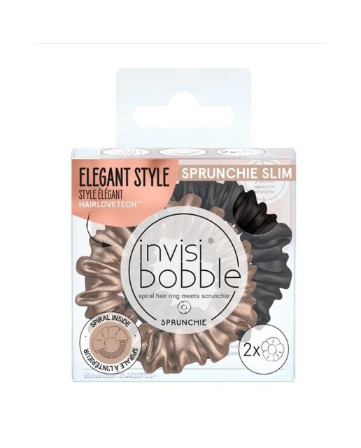 Elástico de Cabelo Sprunchie Slim True Golden - 2 un True Golden-1