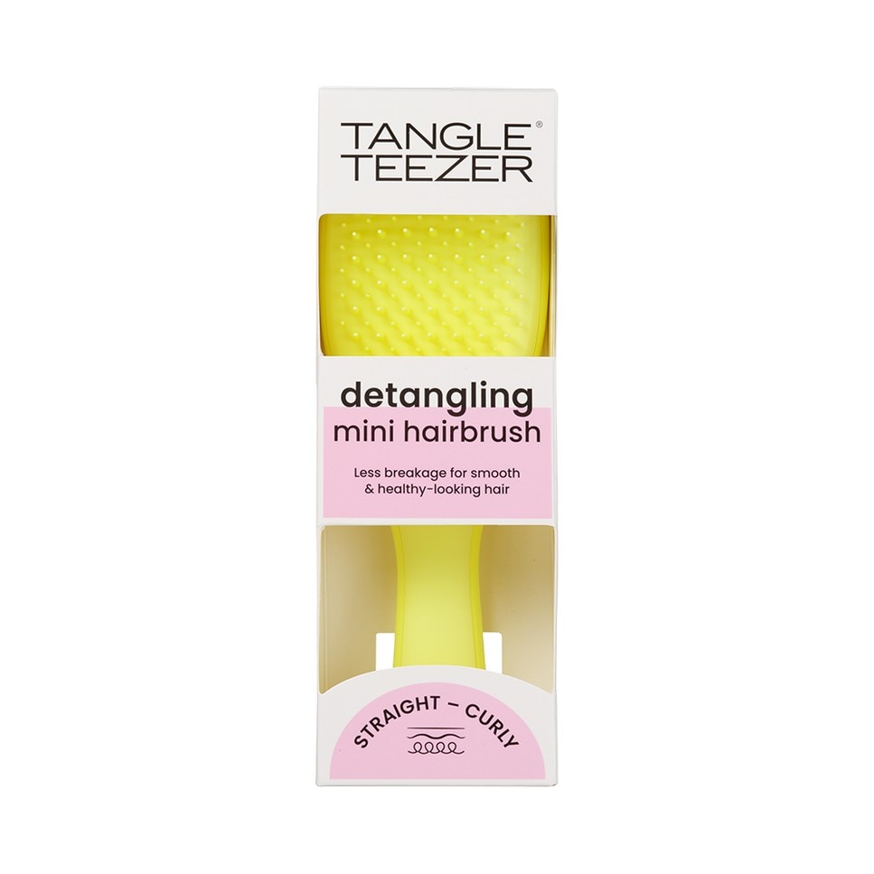 Escova Detangler Mini Hyper Yellow 4