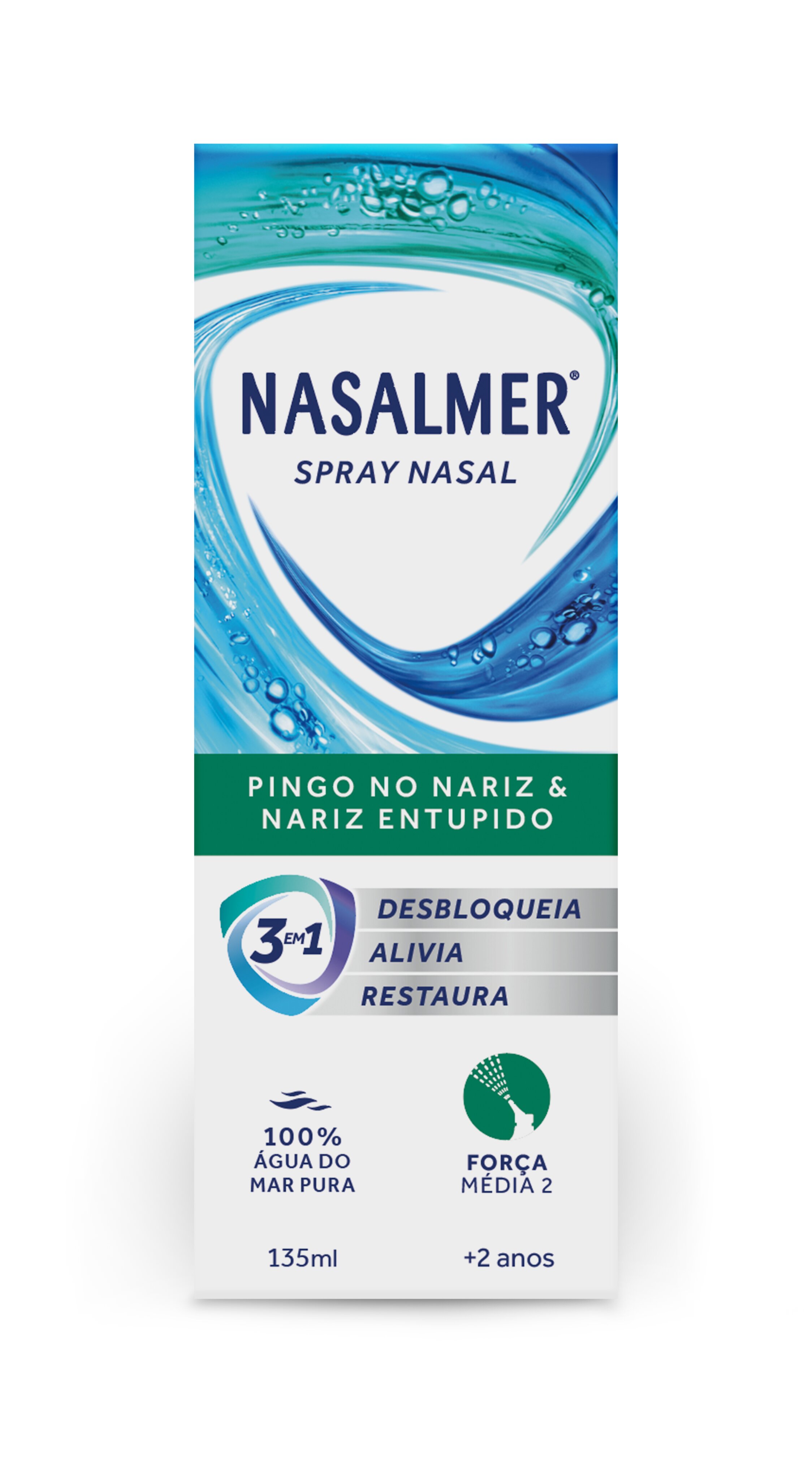 Imagem 0 de Spray Nasal Isotónico Força Média 2 Água do Mar