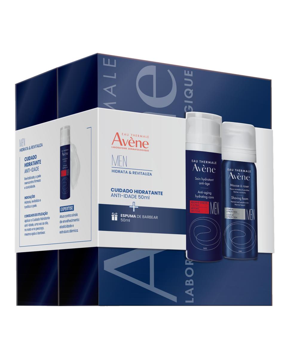 Imagem 0 de Coffret Homem Hidratante Anti-Idade 50ml + Espuma de Barbear 50ml