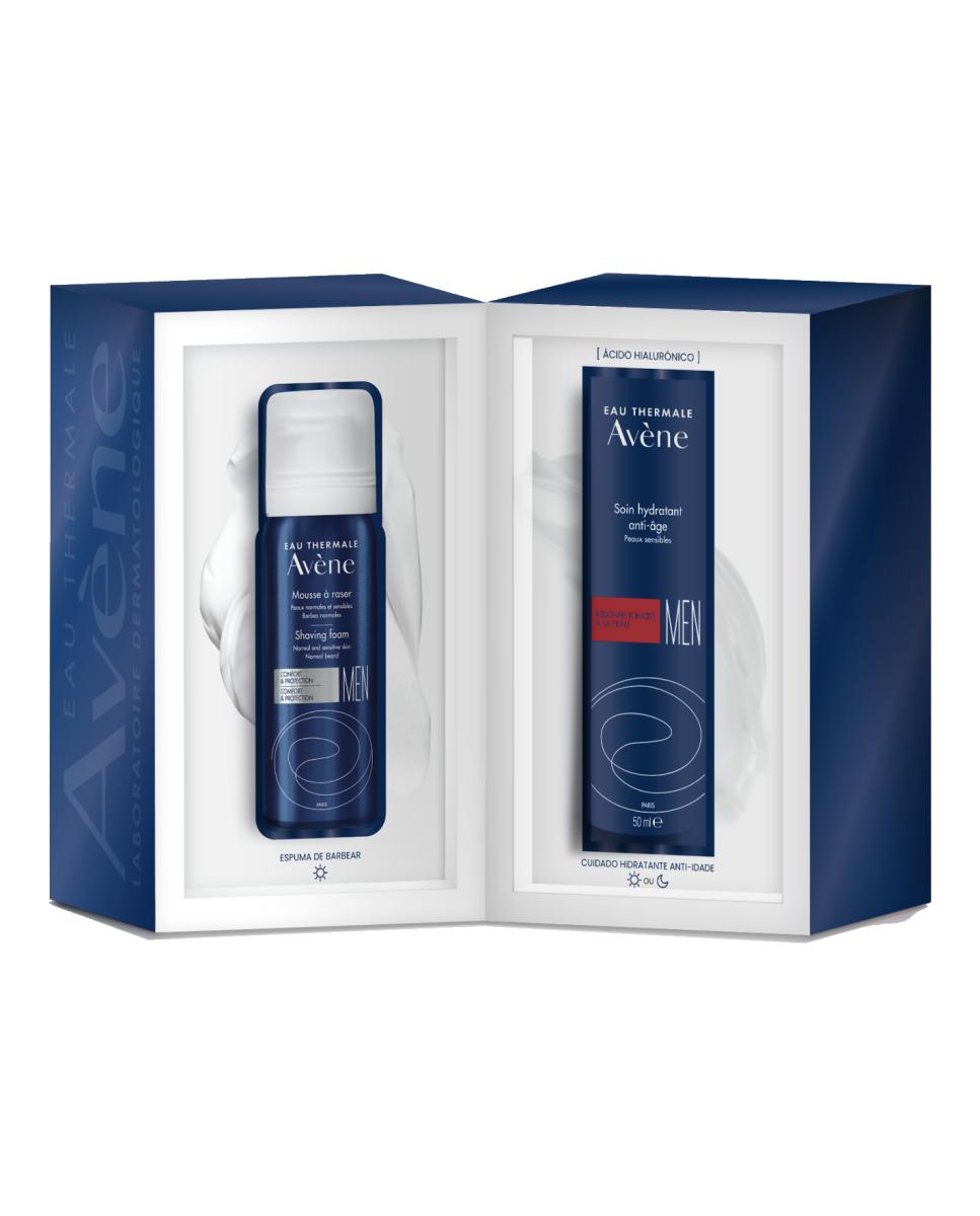Coffret Homem Hidratante Anti-Idade 50ml + Espuma de Barbear 50ml 2