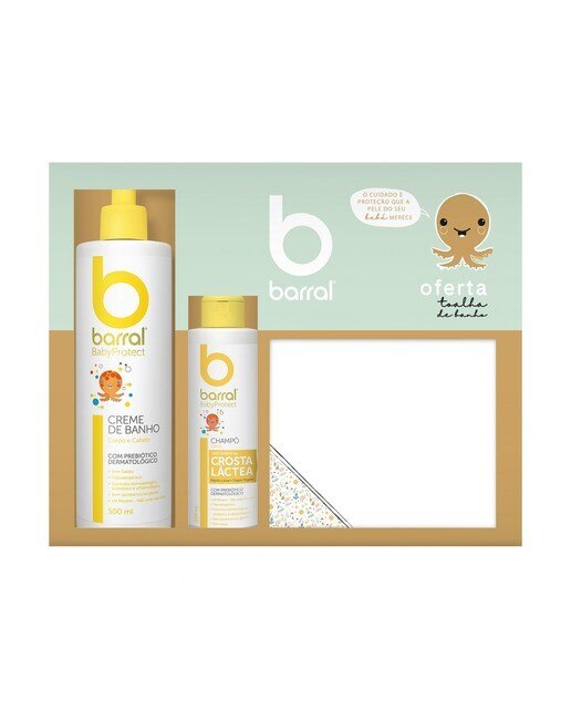 Kit Creme de Banho + Champô Oferta Toalha de Banho 1