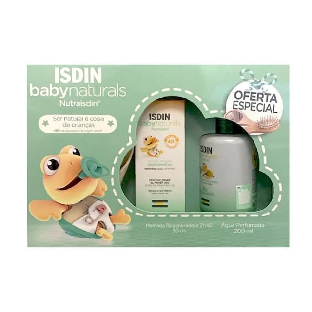 Imagem 0 de Coffret ISDIN BabyNaturals Pomada Regeneradora Zn40 + Água Perfumada