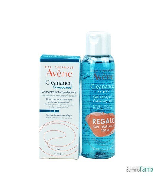 Pack Comedomed Concentrado Anti-Imperfeicoes + oferta Cleanance Gel de Limpeza 30+100ml Avène 1